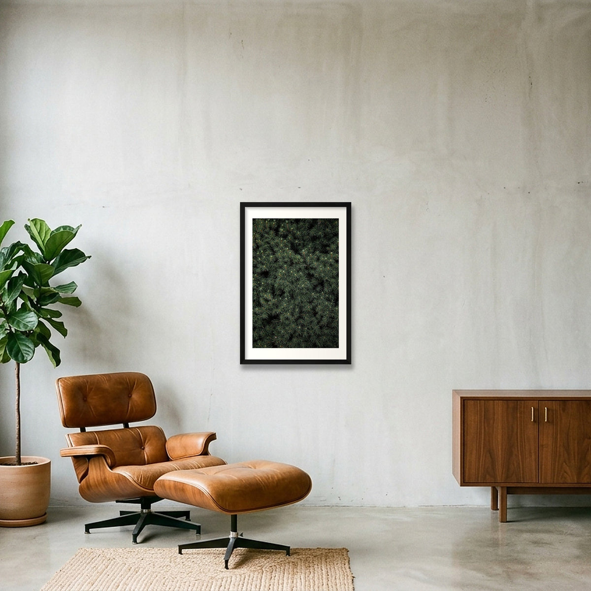 Evergreen — 40×60cm, 16×24" Black Frame