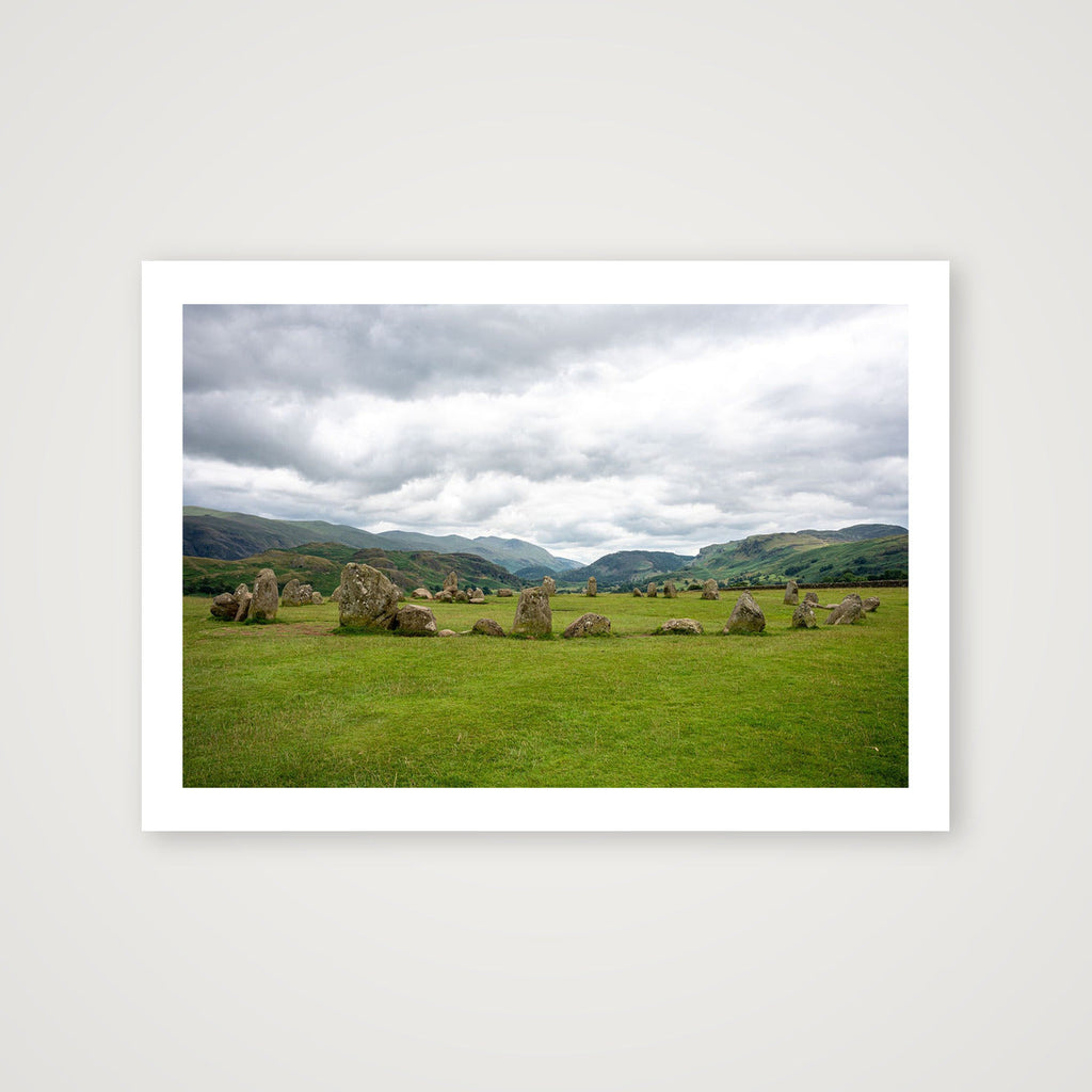 Stone Circle — A4 (30×21cm, 12×8") Print only