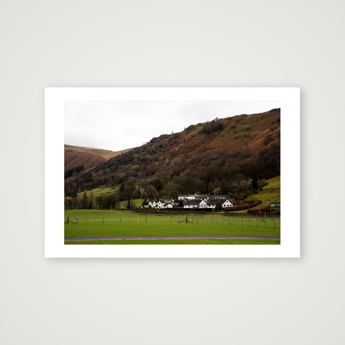 Hillside Village — 45×30cm, 18×12" Print only