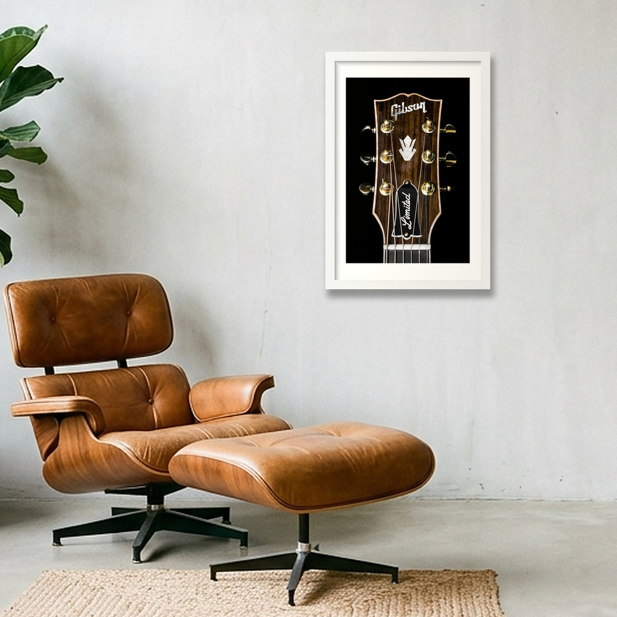Acoustic — 30×45cm, 12×18" White Frame