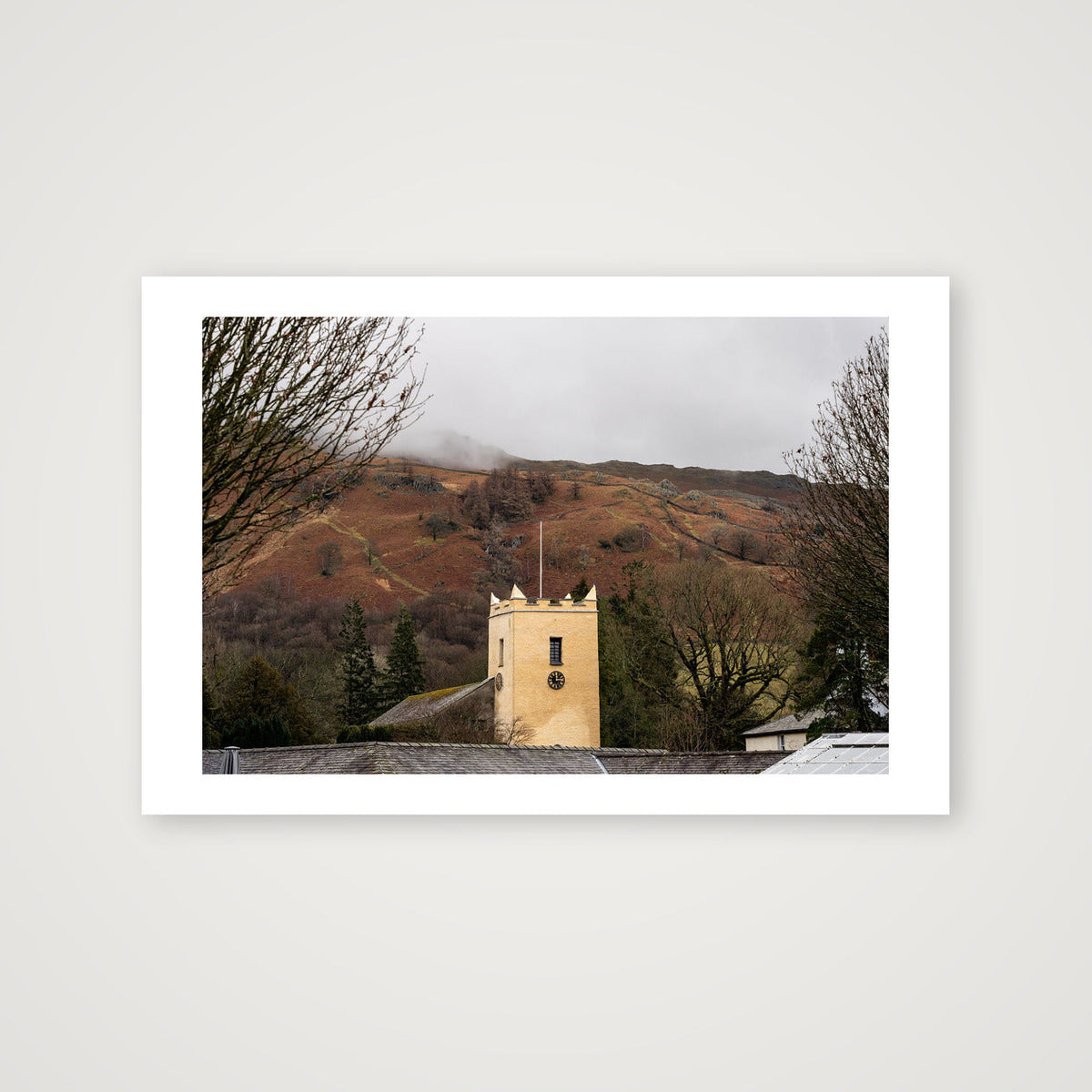 Church in Winter — 60×40cm, 24×16" Print only