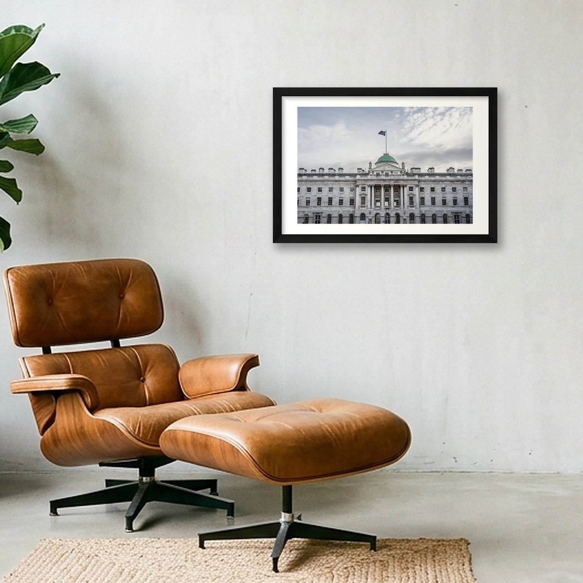 Masonry — 45×30cm, 18×12" Black Frame