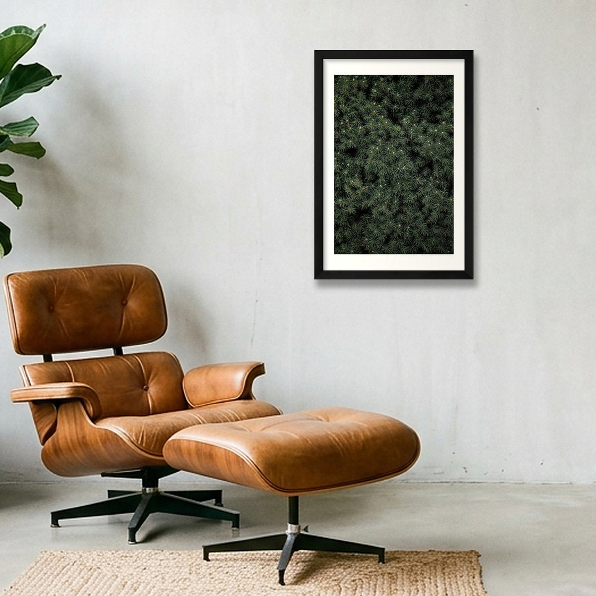 Evergreen — 30×45cm, 12×18" Black Frame