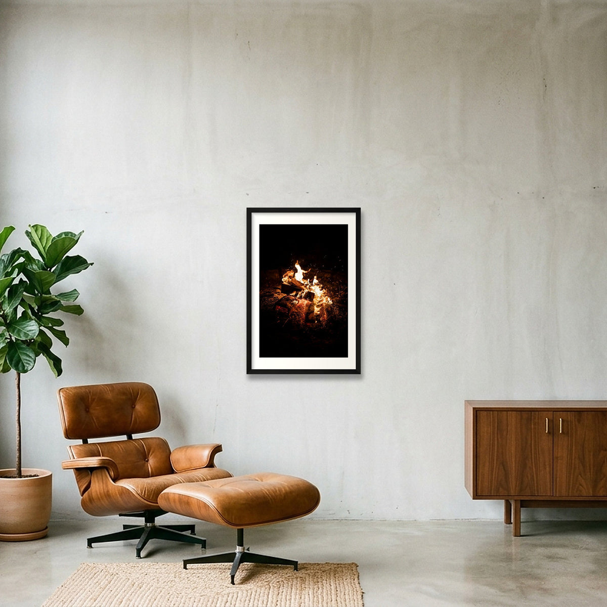 Embers — 40×60cm, 16×24" Black Frame