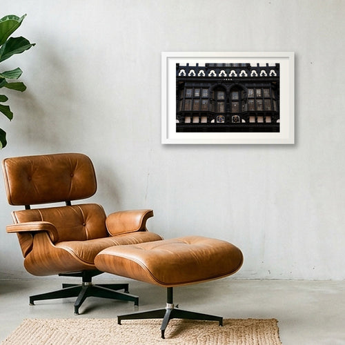 Architectural Woodwork — 45×30cm, 18×12" White Frame