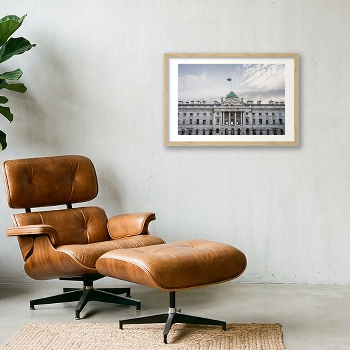 Masonry — 45×30cm, 18×12" Oak Frame
