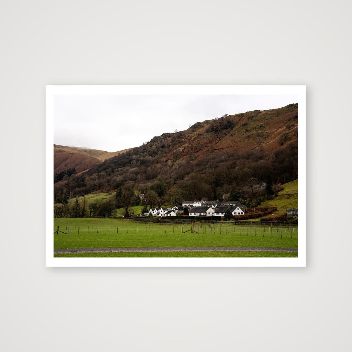 Hillside Village — 100×70cm, 39×28" Print only