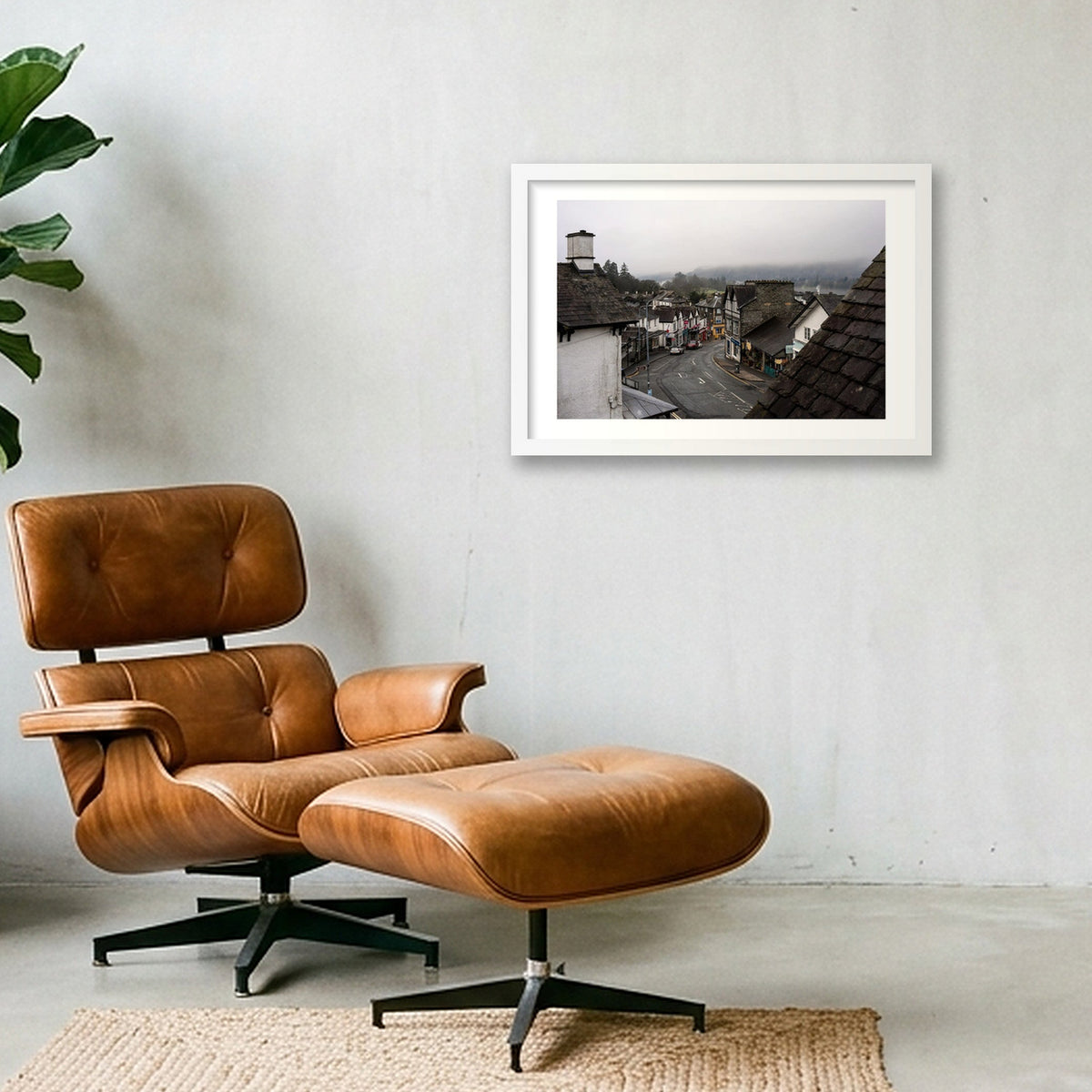 Morning Fog — 45×30cm, 18×12" White Frame