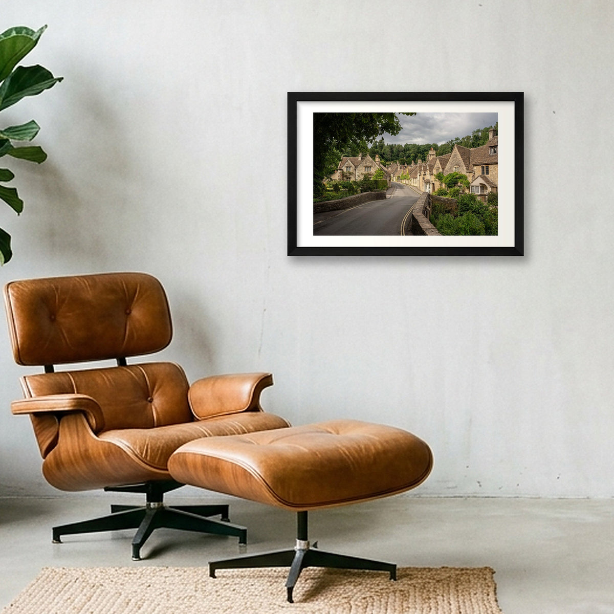 Castle Combe — 45×30cm, 18×12" Black Frame