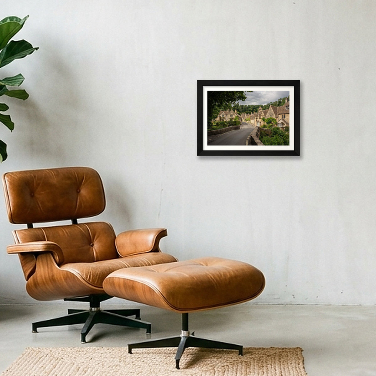 Castle Combe — A4 (30×21cm, 12×8") Black Frame