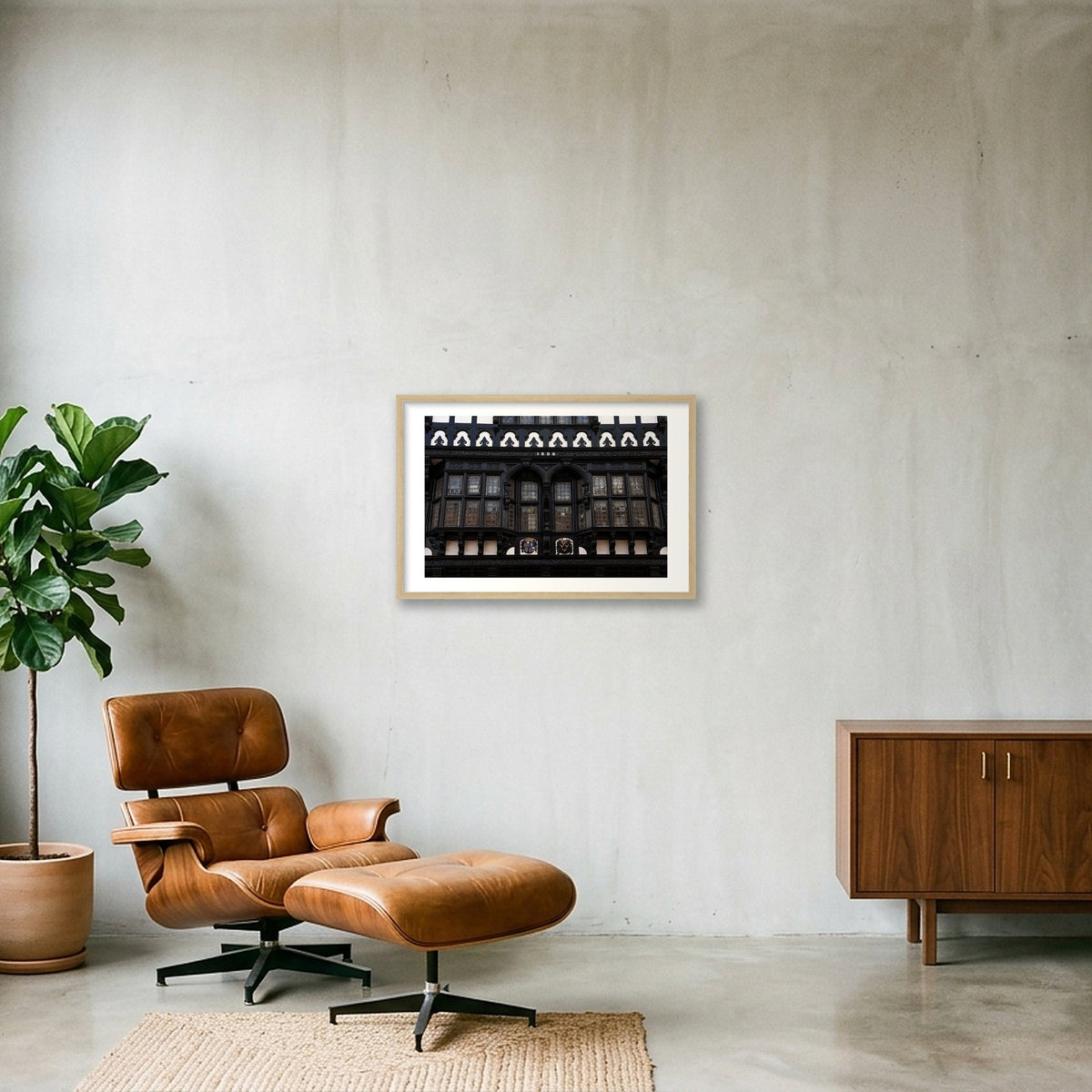 Architectural Woodwork — 60×40cm, 24×16" Oak Frame