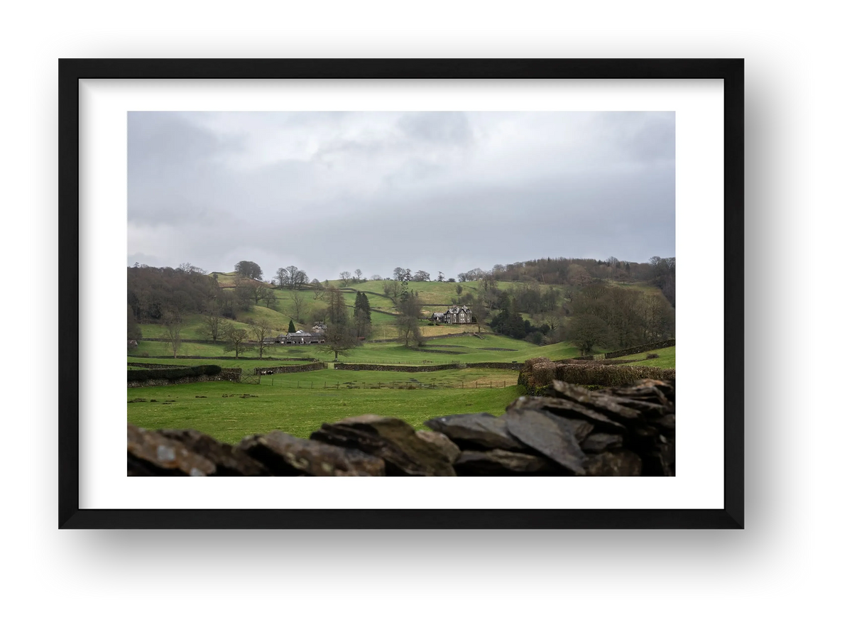 Mountain Farm — framed
