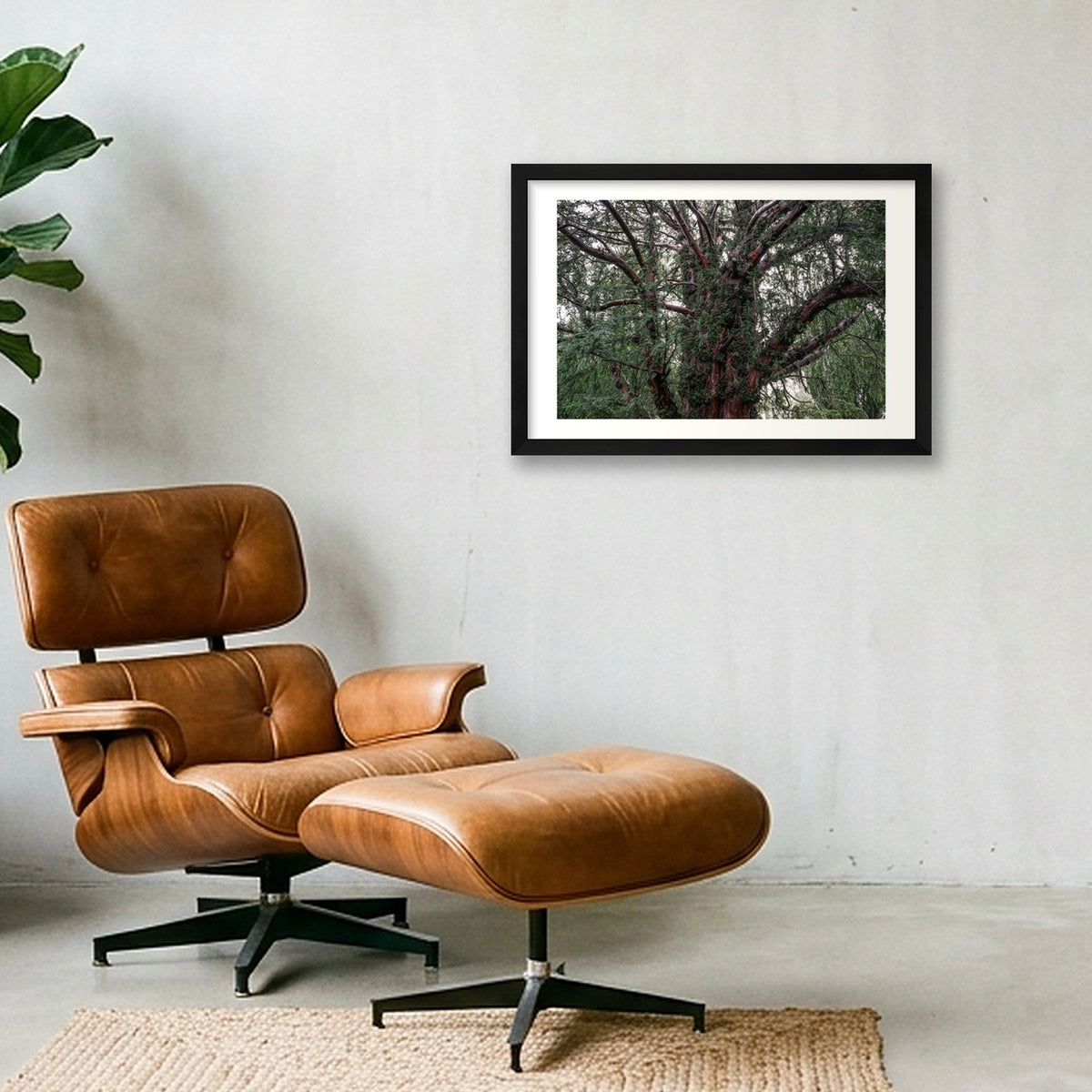 Overgrowth — 45×30cm, 18×12" Black Frame
