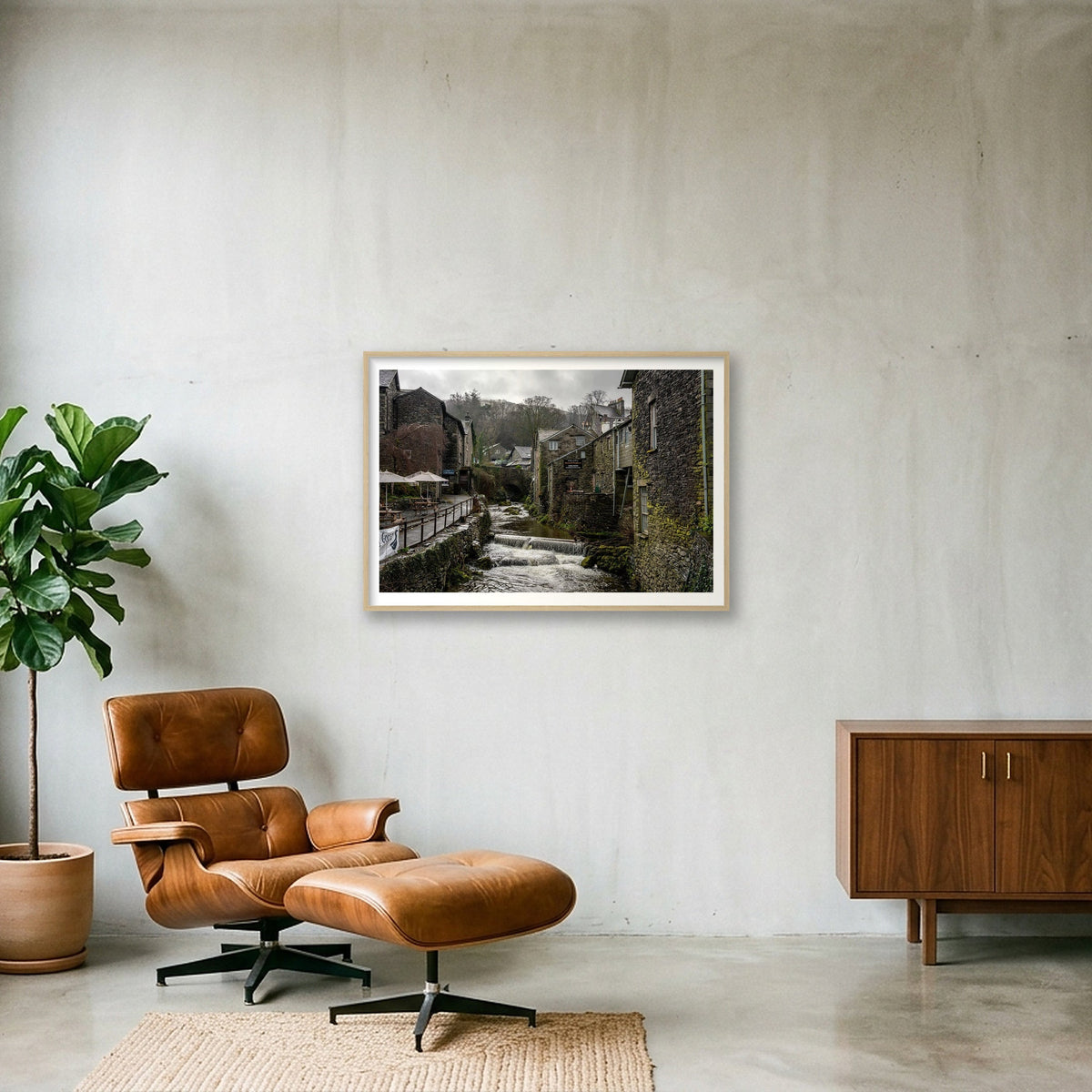 Ambleside — 100×70cm, 39×28" Oak Frame