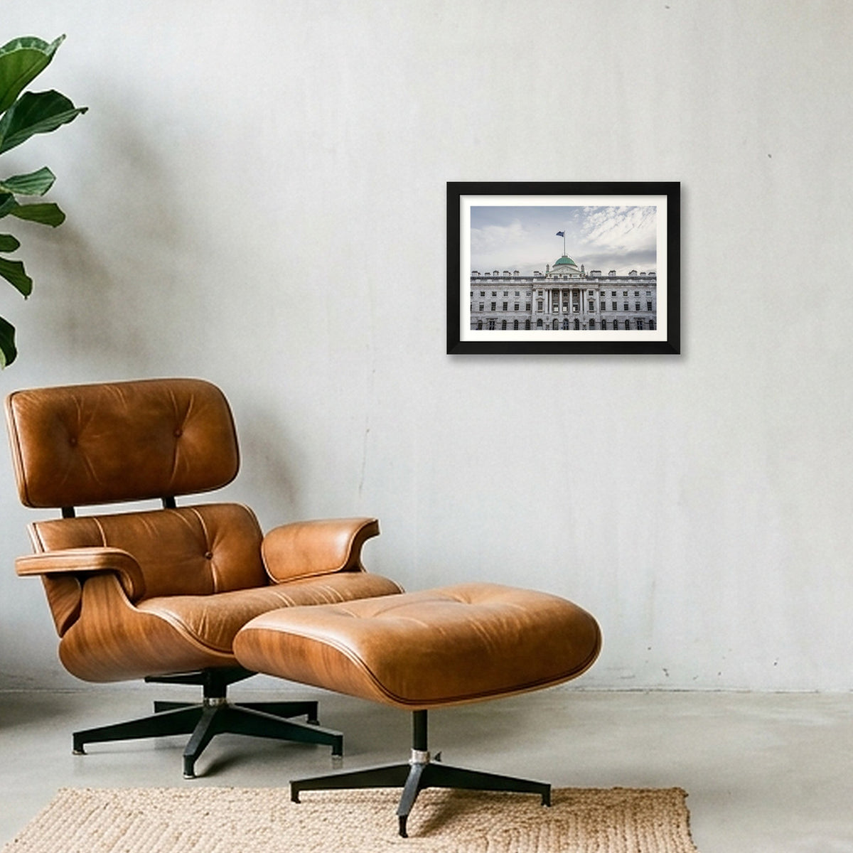 Masonry — A4 (30×21cm, 12×8") Black Frame