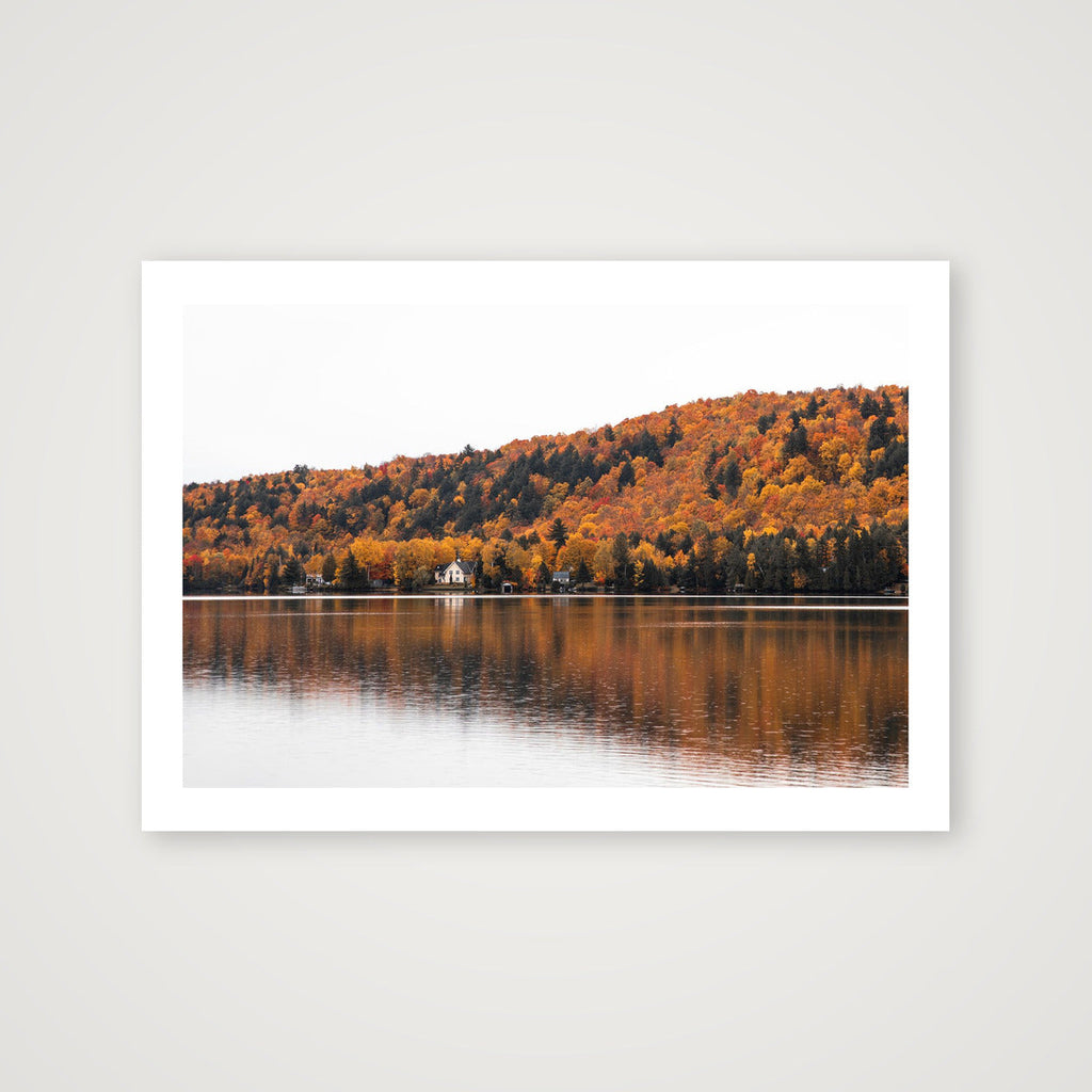 Lakeside in the Fall — A4 (30×21cm, 12×8") Print only