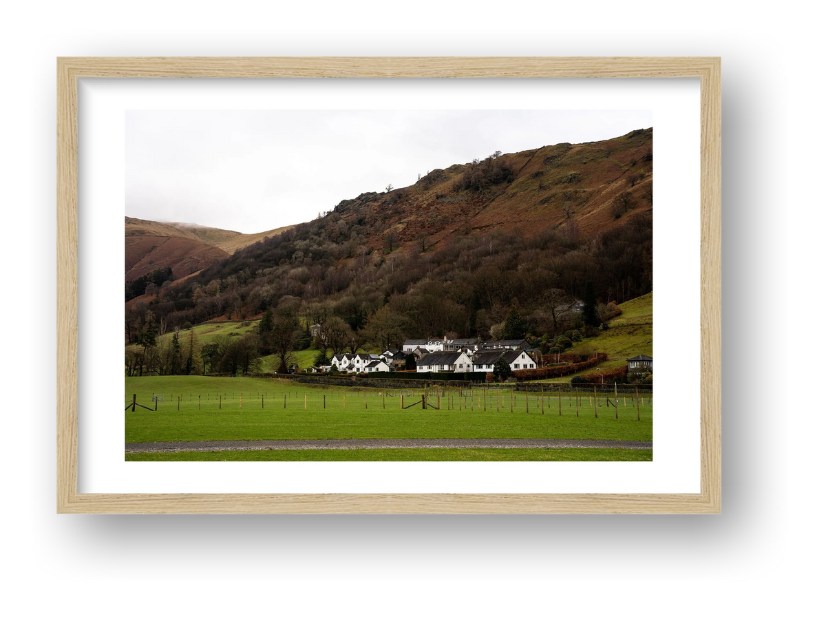 Hillside Village — framed