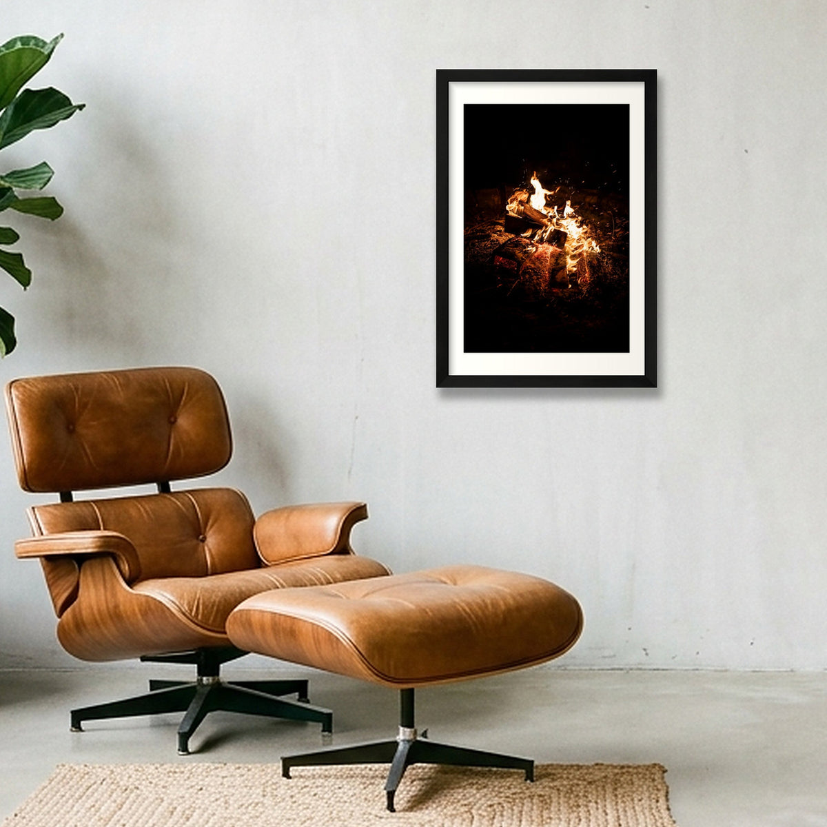 Embers — 30×45cm, 12×18" Black Frame