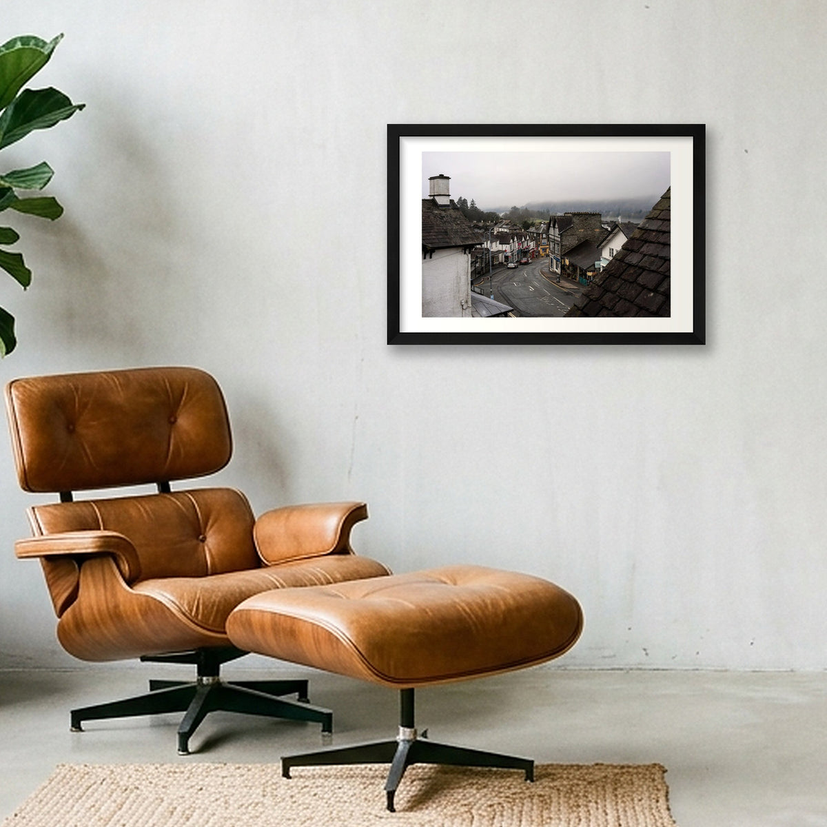 Morning Fog — 45×30cm, 18×12" Black Frame
