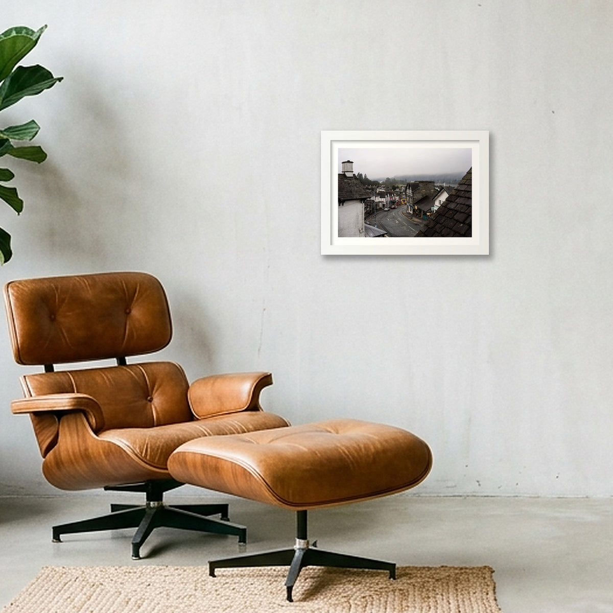 Morning Fog — A4 (30×21cm, 12×8") White Frame