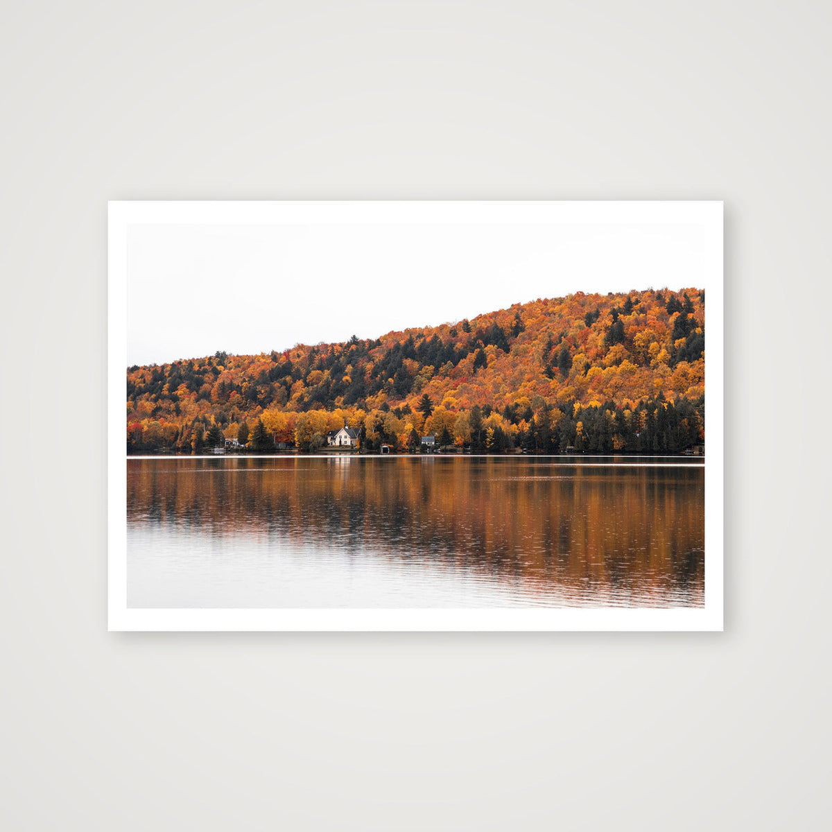 Lakeside in the Fall — 100×70cm, 39×28" Print only