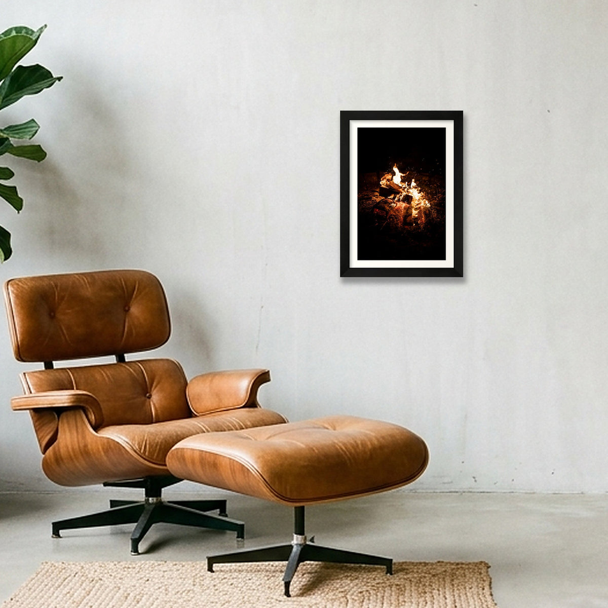 Embers — A4 (21×30cm, 8×12") Black Frame