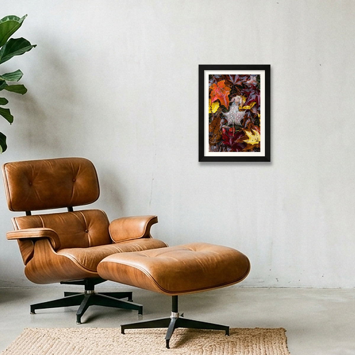Maple Leaf — A4 (21×30cm, 8×12") Black Frame