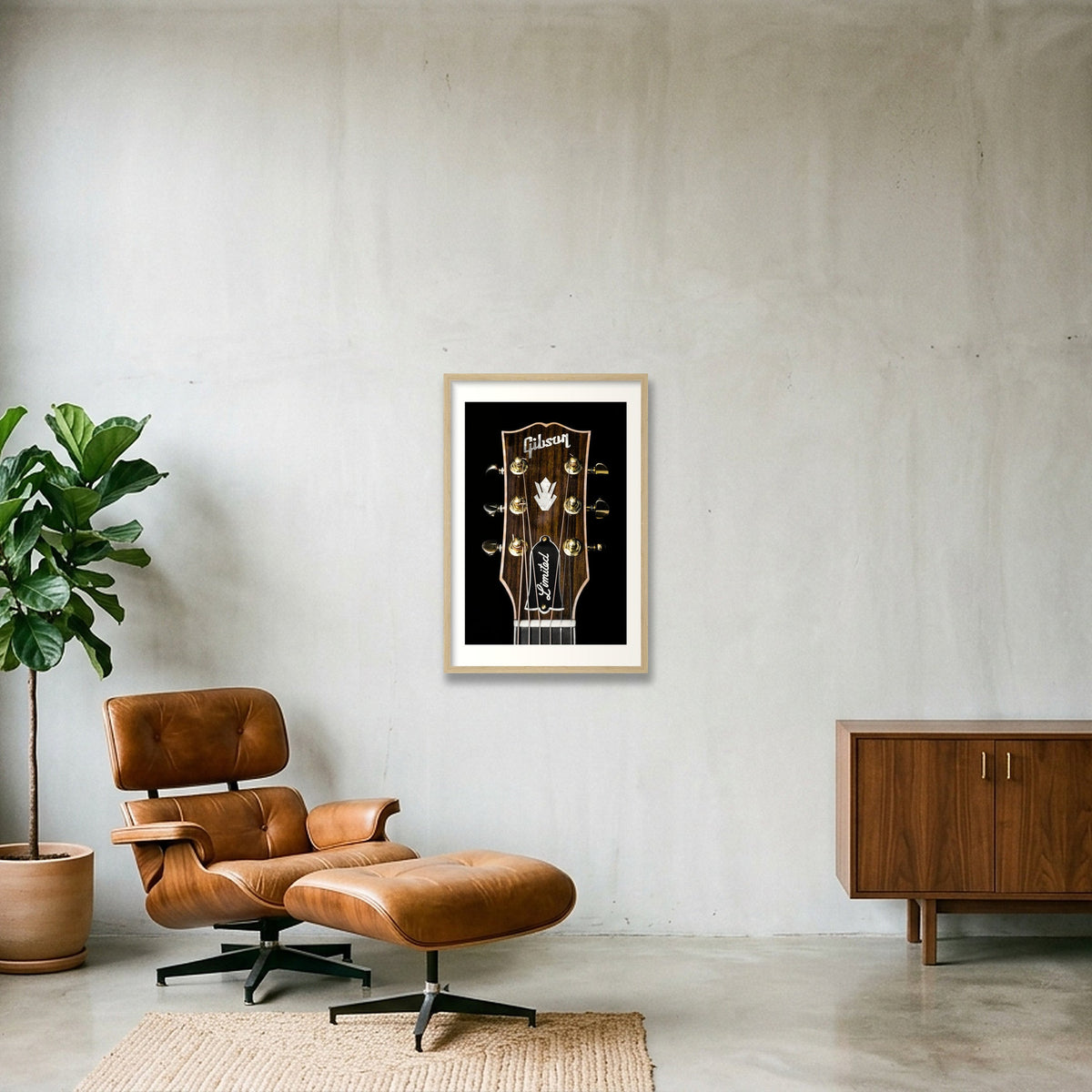 Acoustic — 40×60cm, 16×24" Oak Frame
