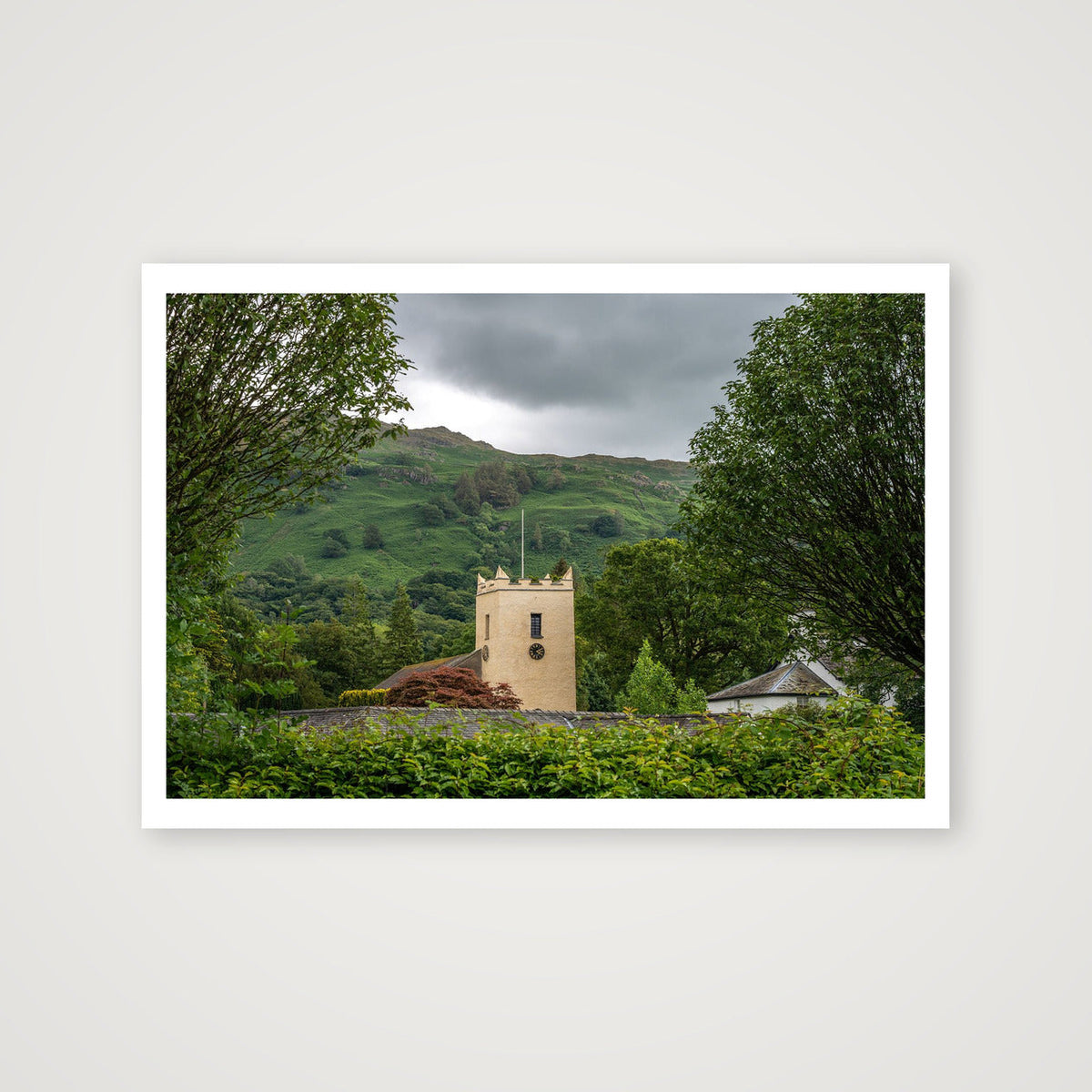 Church in Summer — 100×70cm, 39×28" Print only
