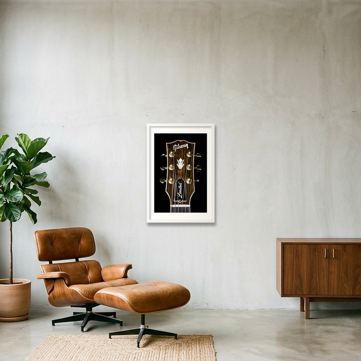 Acoustic — 40×60cm, 16×24" White Frame